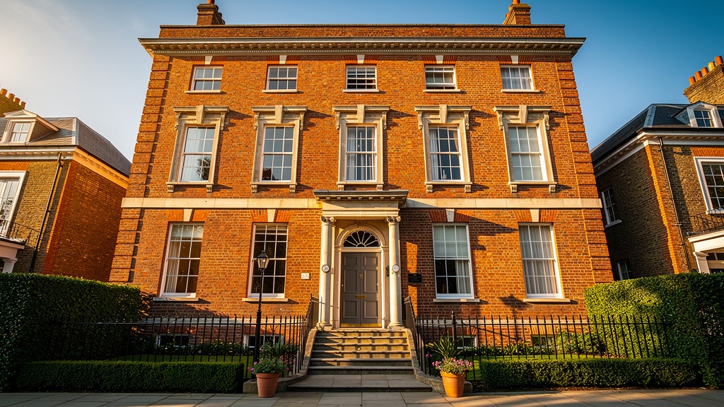 Beautiful Georgian townhouse in Surrey typical of period properties needing a Level 3 survey
